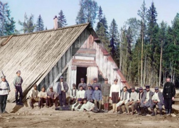 Magyar hadifoglyok Oroszországban 1915. (archív fotó)