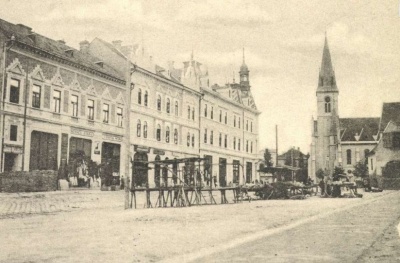 Kaposvár, Erzsébet utca 1902-ben (forrás: Fehér László)